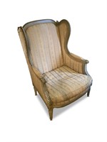 Louis XVI Style Wing Back Armchair,