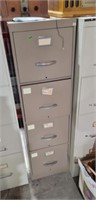 Four drawer file cabinet