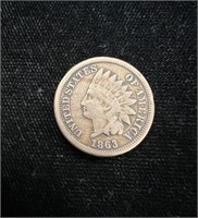 1863  Indian Head Penny