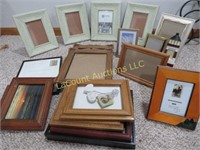 many assorted picture frames good condition