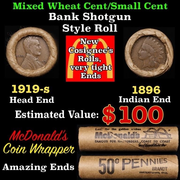 Small Cent Mixed Roll Orig Brandt McDonalds Wrappe