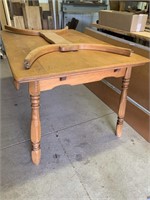 36" x 54? Maple Table w/ one chair