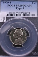 1979 S PCGS PF69DC JEFFERSON NICKEL