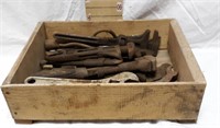 Antique/ Vintage Hand Tools In Wood Crate