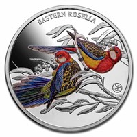 2023 1oz Silver Proof John Gould's Eastern Rosella