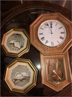 Clock and pictures