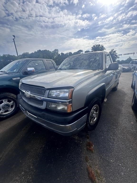 2003 CHEVROLET SILVERADO 1500 2 DOOR GRAY TRUCK