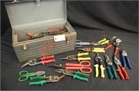 Craftsman Toolbox of Cutters, Tin Snips & Knippers