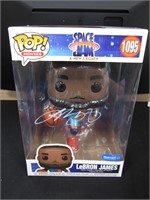 LEBRON JAMES SIGNED SPACE JAM JUMBO FUNKO COA