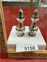 Vintage Silverplate salt and pepper shakers