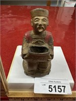 Antique metal Asian figure