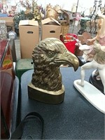 Brass eagle head