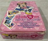 (J) 1992 Skybox Minnie N Me Wax Box 32 packs