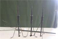 Assorted Lighting Rods, Approx 52" & (3) 26"