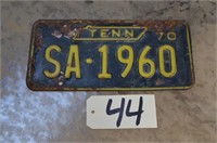 1970 Tennessee Tag