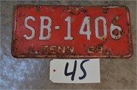 1969 Tennessee Joint Tag