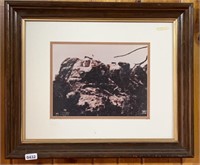 1930 Photo Framed of Mt. Rushmore, Washington Only