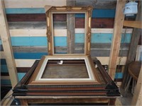 4 LRG. PICTURE FRAMES SOME WOOD
