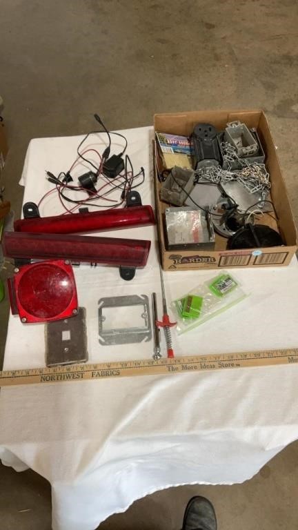 Taillights ( untested), various electric hardware