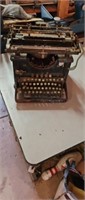 Vintage typewriter in rough condition