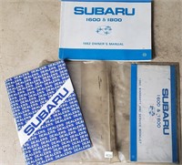 1982 Subaru 1600/1800 Original Owners Manual