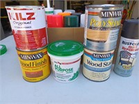 Lot of household painting supplies
