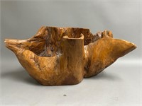 Bespoke Hand Hewn Wooden Bowl