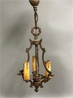 Vintage Gothic Hanging Light Fixture