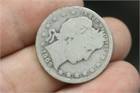 1909 Barber Silver Quarter