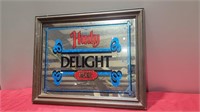 Vintage 21x17 hudy beer mirror