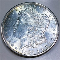 1885-S Morgan Silver Dollar Uncirculated