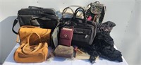 Purses, Computer Bags, Diaper Bag, (2) Shawls