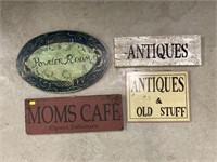 Wood Crafted Wall Plaques