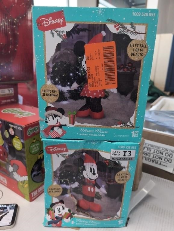 (2) Disney Inflatables