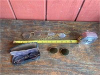 Four Pairs of Antique Eye Glasses