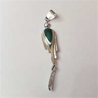 Silver Gemstone Pendant