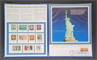 The Statue of Liberty First Issue Stamp Book