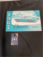 1967 Chevrolet Owners Manual