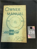 1952 Chevrolet Owners Manual