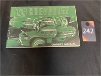 1968 Chevrolet Owners Manual