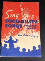 Sing Sociability Songs book