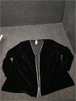 Vtg Danielle Casey jacket, stretchy velour  4X