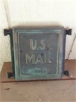 Vintage Brass Mailbox cover