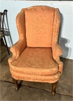 Late 20th Century Queen Anne Style Arm Chair