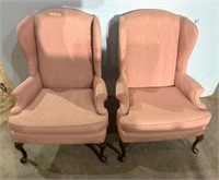 Pair of Late 20th Century Queen Anne Arm Chairs