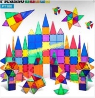 PicassoTiles $65 Retail Magnetic 3D Blocks 100pk