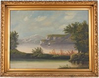 19th C. Hudson River School Painting