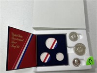 1976 40 Percent Silver Proof 3 Coin Set