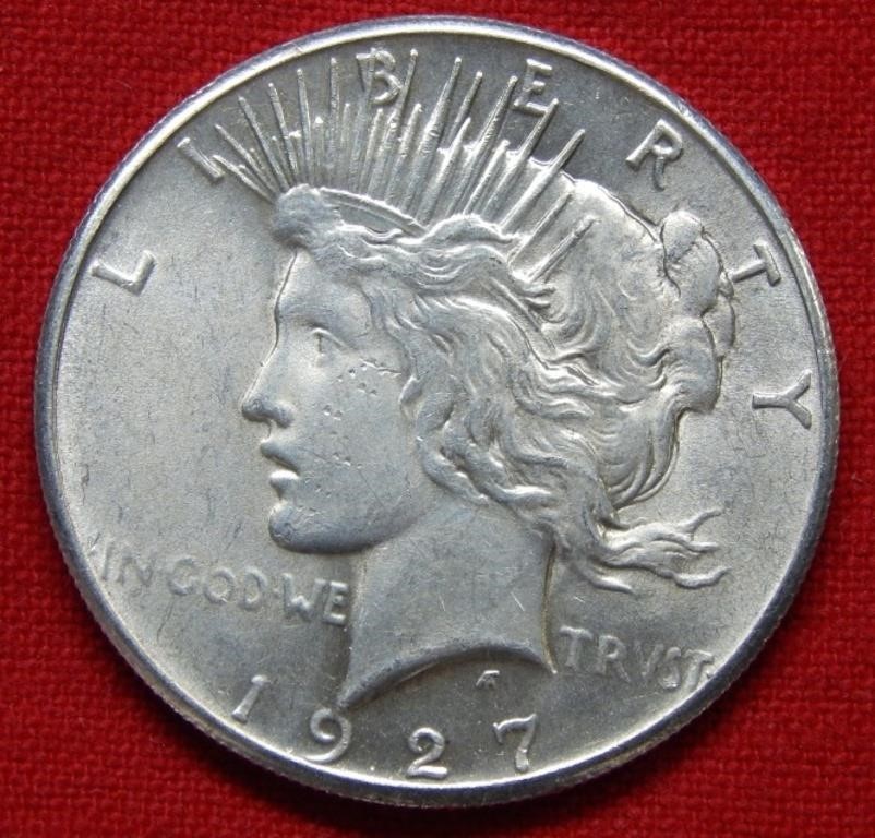 1927 Peace Silver Dollar