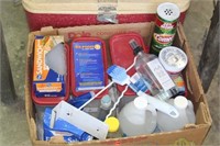 Box lot of Misc. Cleaners, Detergent, Etc.